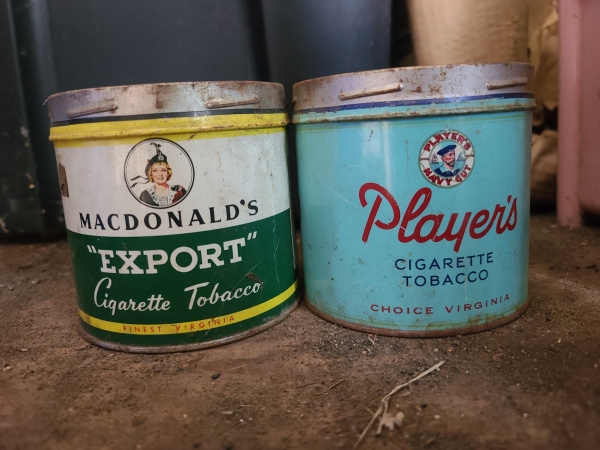 Vintage Cigarette Cans